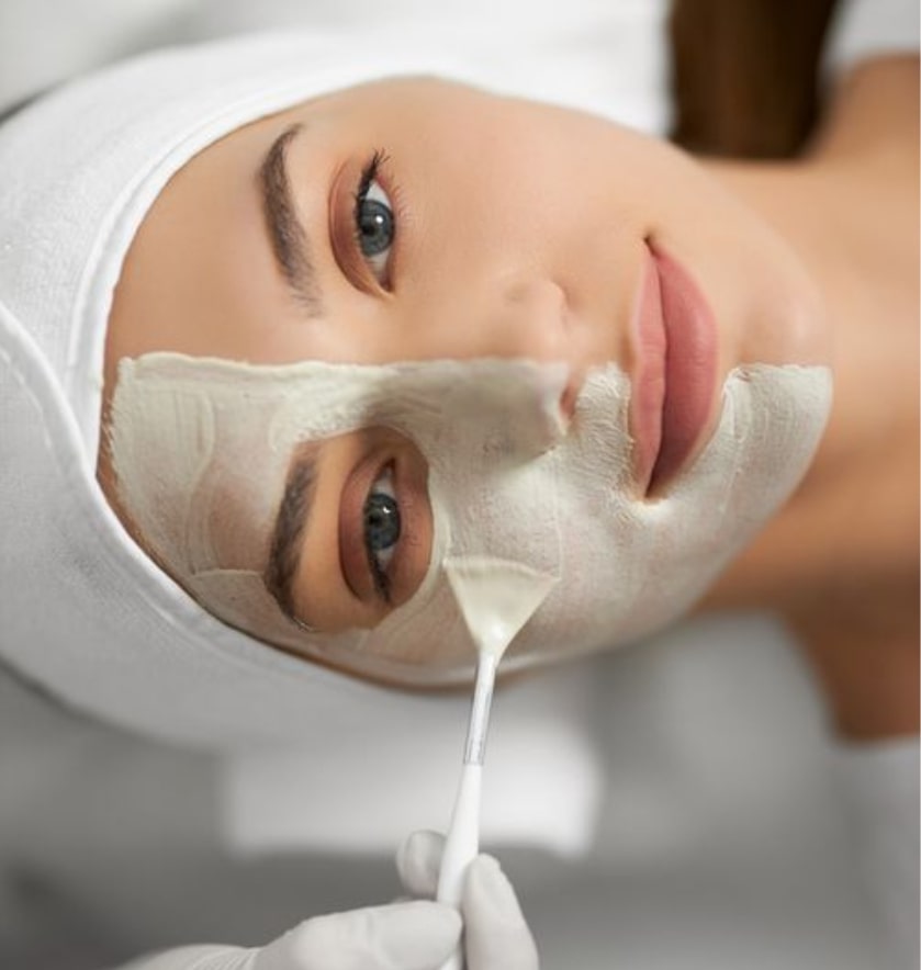 Fermentschaelung Enzym Peeling genannt verfeinert Oberflächenprofil